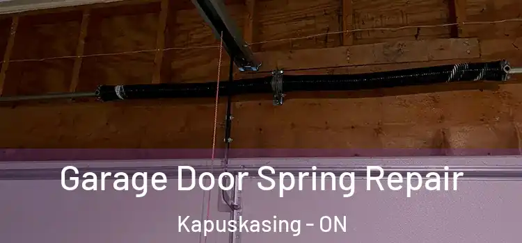  Garage Door Spring Repair Kapuskasing - ON